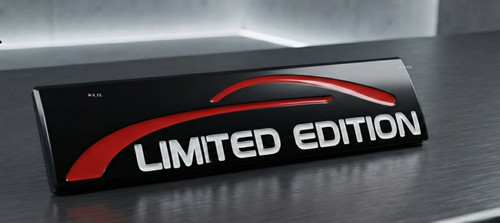 Limited edition metall - 3d,