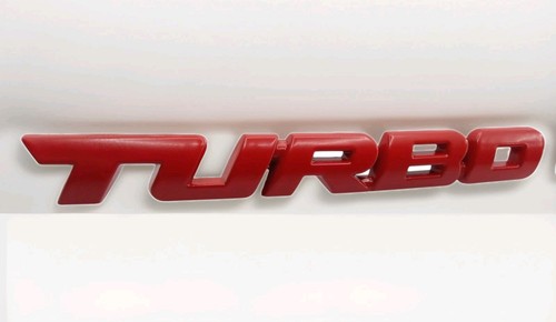 Turbo metall aufkleber - turbo,