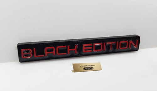 Black edition metall - 3d, auto