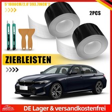 Autofolie Schwarz Glanz 5cm x