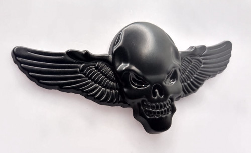 Metall totenkopf flügel - totenkopf,
