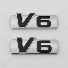 3D V6 Emblem Aufkleber –